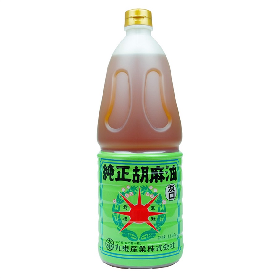 九鬼産業オンラインショップ 九鬼 一番搾り純正黒ごま油 セサミン50