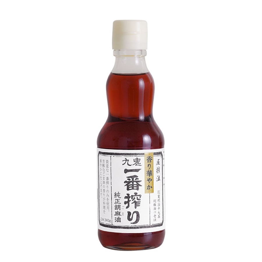 九鬼 一番搾り純正胡麻油 340g