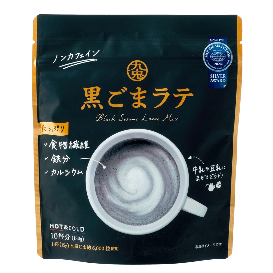 くろごま出品 九鬼産業オンラインショップ 九鬼 黒ごまラテ 150g